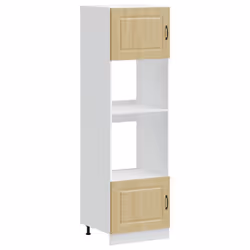 vidaXL Oven CabinetsÂ Kitchen Cabinet Oven Unit 2 pcs Lucca Engineered Wood - sonoma oak, 2 pcs