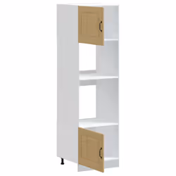vidaXL Oven CabinetsÂ Kitchen Cabinet Oven Unit 2 pcs Lucca Engineered Wood - sonoma oak, 2 pcs - Additional view 4