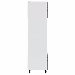 vidaXL Oven Cabinets Kitchen Cabinet Oven Unit 2 pcs Kalmar Engineered Wood - black, 2 pcs - Additional view 5