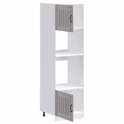 vidaXL Oven Cabinets Kitchen Cabinet Oven Unit 2 pcs Kalmar Engineered Wood - grey sonoma, 2 pcs - Additional view 4