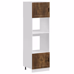 vidaXL Oven Cabinets 2 pcs Porto Smoked Oak Engineered Wood oven unit