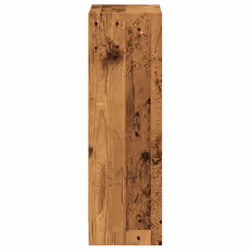 vidaXL Book Cabinet Display Rack Bookshelf Storage Shelf Rack Engineered Wood - old wood, 40 x 24 x 76 cm - Additional view 4