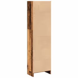 vidaXL Book Cabinet Display Rack Bookshelf Storage Shelf Rack Engineered Wood - old wood, 40 x 24 x 143 cm - Additional view 5