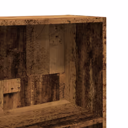 vidaXL Book Cabinet Display Rack Bookshelf Storage Shelf Rack Engineered Wood - old wood, 40 x 24 x 143 cm - Additional view 6
