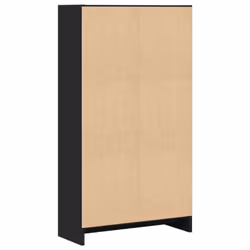 vidaXL Book Cabinet Display Rack Bookshelf Storage Shelf Rack Engineered Wood - black, 60 x 24 x 109 cm - Additional view 5