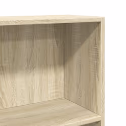vidaXL Book Cabinet Display Rack Bookshelf Storage Shelf Rack Engineered Wood - sonoma oak, 60 x 24 x 109 cm - Additional view 6