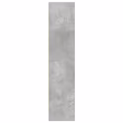 vidaXL Book Cabinet Display Rack Bookshelf Storage Shelf Rack Engineered Wood - concrete grey, 60 x 24 x 109 cm - Additional view 4