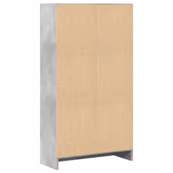 vidaXL Book Cabinet Display Rack Bookshelf Storage Shelf Rack Engineered Wood - concrete grey, 60 x 24 x 109 cm - Additional view 5