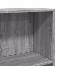 vidaXL Book Cabinet Display Rack Bookshelf Storage Shelf Rack Engineered Wood - grey sonoma, 60 x 24 x 109 cm - Additional view 6