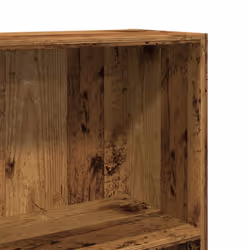 vidaXL Book Cabinet Display Rack Bookshelf Storage Shelf Rack Engineered Wood - old wood, 60 x 24 x 109 cm - Additional view 6