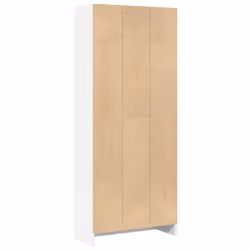 vidaXL Book Cabinet Display Rack Bookshelf Storage Shelf Rack Engineered Wood - white, 60 x 24 x 143 cm - Additional view 5