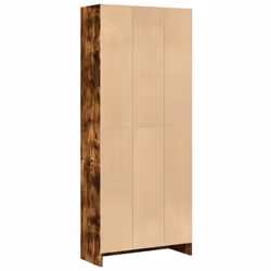 vidaXL Book Cabinet Display Rack Bookshelf Storage Shelf Rack Engineered Wood - smoked oak, 60 x 24 x 143 cm - Additional view 5
