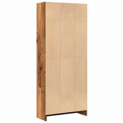 vidaXL Book Cabinet Display Rack Bookshelf Storage Shelf Rack Engineered Wood - old wood, 60 x 24 x 143 cm - Additional view 5
