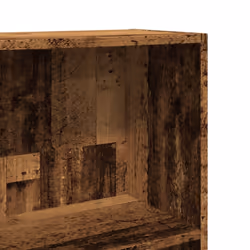 vidaXL Book Cabinet Display Rack Bookshelf Storage Shelf Rack Engineered Wood - old wood, 60 x 24 x 143 cm - Additional view 6