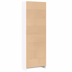vidaXL Book Cabinet Display Rack Bookshelf Storage Shelf Rack Engineered Wood - white, 60 x 24 x 176 cm - Additional view 5