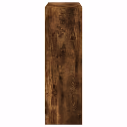 vidaXL Book Cabinet Display Rack Bookshelf Storage Shelf Rack Engineered Wood - smoked oak, 80 x 24 x 76 cm - Additional view 4