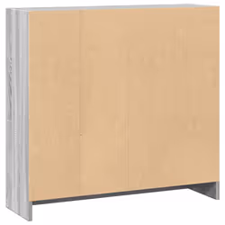 vidaXL Book Cabinet Display Rack Bookshelf Storage Shelf Rack Engineered Wood - grey sonoma, 80 x 24 x 76 cm - Additional view 5