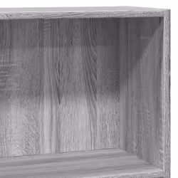 vidaXL Book Cabinet Display Rack Bookshelf Storage Shelf Rack Engineered Wood - grey sonoma, 80 x 24 x 76 cm - Additional view 6