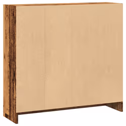 vidaXL Book Cabinet Display Rack Bookshelf Storage Shelf Rack Engineered Wood - old wood, 80 x 24 x 76 cm - Additional view 5