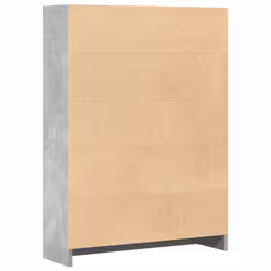 vidaXL Book Cabinet Display Rack Bookshelf Storage Shelf Rack Engineered Wood - concrete grey, 80 x 24 x 109 cm - Additional view 5
