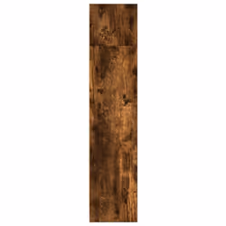 vidaXL Book Cabinet Display Rack Bookshelf Storage Shelf Rack Engineered Wood - smoked oak, 80 x 24 x 109 cm - Additional view 4