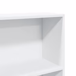 vidaXL Book Cabinet Display Rack Bookshelf Storage Shelf Rack Engineered Wood - white, 80 x 24 x 143 cm - Additional view 6