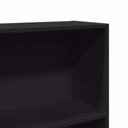 vidaXL Book Cabinet Display Rack Bookshelf Storage Shelf Rack Engineered Wood - black, 80 x 24 x 143 cm - Additional view 6