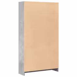 vidaXL Book Cabinet Display Rack Bookshelf Storage Shelf Rack Engineered Wood - concrete grey, 80 x 24 x 143 cm - Additional view 5