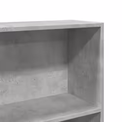 vidaXL Book Cabinet Display Rack Bookshelf Storage Shelf Rack Engineered Wood - concrete grey, 80 x 24 x 143 cm - Additional view 6