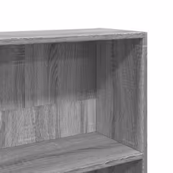 vidaXL Book Cabinet Display Rack Bookshelf Storage Shelf Rack Engineered Wood - grey sonoma, 80 x 24 x 143 cm - Additional view 6