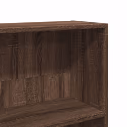 vidaXL Book Cabinet Display Rack Bookshelf Storage Shelf Rack Engineered Wood - brown oak, 80 x 24 x 143 cm - Additional view 6