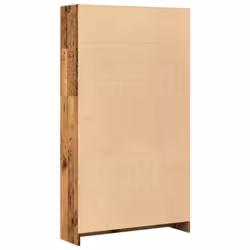 vidaXL Book Cabinet Display Rack Bookshelf Storage Shelf Rack Engineered Wood - old wood, 80 x 24 x 143 cm - Additional view 5