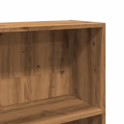 vidaXL Book Cabinet Display Rack Bookshelf Storage Shelf Rack Engineered Wood - oak, 80 x 24 x 143 cm - Additional view 6