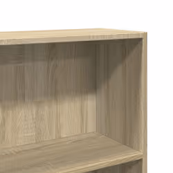 vidaXL Book Cabinet Display Rack Bookshelf Storage Shelf Rack Engineered Wood - sonoma oak, 80 x 24 x 176 cm - Additional view 6