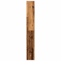 vidaXL Book Cabinet Display Rack Bookshelf Storage Shelf Rack Engineered Wood - old wood, 80 x 24 x 176 cm - Additional view 4