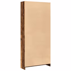 vidaXL Book Cabinet Display Rack Bookshelf Storage Shelf Rack Engineered Wood - old wood, 80 x 24 x 176 cm - Additional view 5