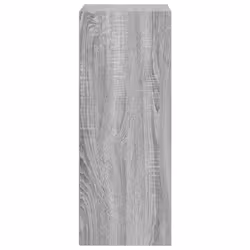 vidaXL Bookcase Storage Rack Cabinet Bookshelf Grey Sonoma Engineered Wood - Additional view 4