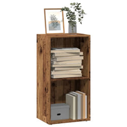 vidaXL Bookcase Bookshelf Storage Cabinet Book Stand Old Wood Engineered Wood
