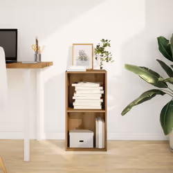 vidaXL Bookcase Storage Rack Cabinet Bookshelf Artisian Oak Engineered Wood