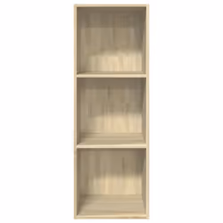 vidaXL Bookcase Bookshelf Storage Rack Cabinet Sonoma Oak Engineered Wood