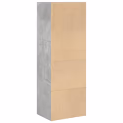 vidaXL Bookcase Storage Rack Cabinet Bookshelf Concrete Grey Engineered Wood - Additional view 5