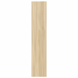 vidaXL Bookcase Storage Rack Cabinet Bookshelf Sonoma Oak Engineered Wood - Additional view 4