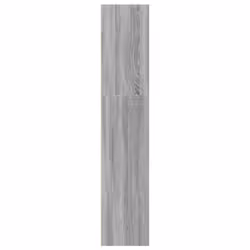 vidaXL Bookcase Storage Rack Cabinet Bookshelf Grey Sonoma Engineered Wood - Additional view 4