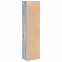 vidaXL Bookcase Storage Rack Cabinet Bookshelf Grey Sonoma Engineered Wood - Additional view 5
