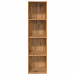 vidaXL Bookcase Storage Rack Cabinet Bookshelf Artisian Oak Engineered Wood