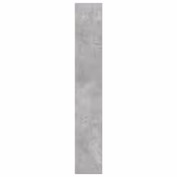 vidaXL Bookcase Storage Rack Cabinet Bookshelf Concrete Grey Engineered Wood - Additional view 4