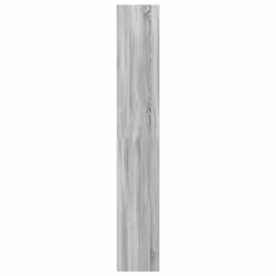 vidaXL Bookcase Storage Rack Cabinet Bookshelf Grey Sonoma Engineered Wood - Additional view 4