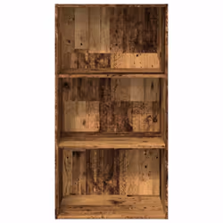 vidaXL Bookcase Bookshelf Storage Cabinet Book Stand Old Wood Engineered Wood