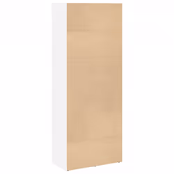 vidaXL Bookcase Bookshelf Storage Cabinet Book Stand White Engineered Wood - Additional view 5