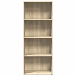 vidaXL Bookcase Storage Rack Cabinet Bookshelf Sonoma Oak Engineered Wood - Additional view 3